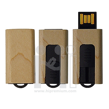 Wooden USB Flash Drive แฟลชไดร์ฟไม้จริง