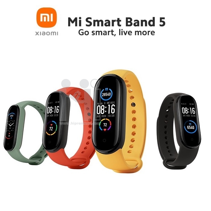 นาฬิกาข้อมือเพื่อสุขภาพ Xiaomi Mi Smart Band 5