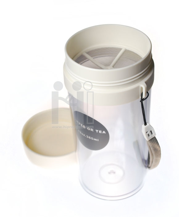 แก้ว Eco Cup แก้วน้ำพลาสติกพร้อมที่กรองชา ขั้นต่ำ 100 ใบ ผลิตภัณฑ์รักษาสิ่งแวดล้อม